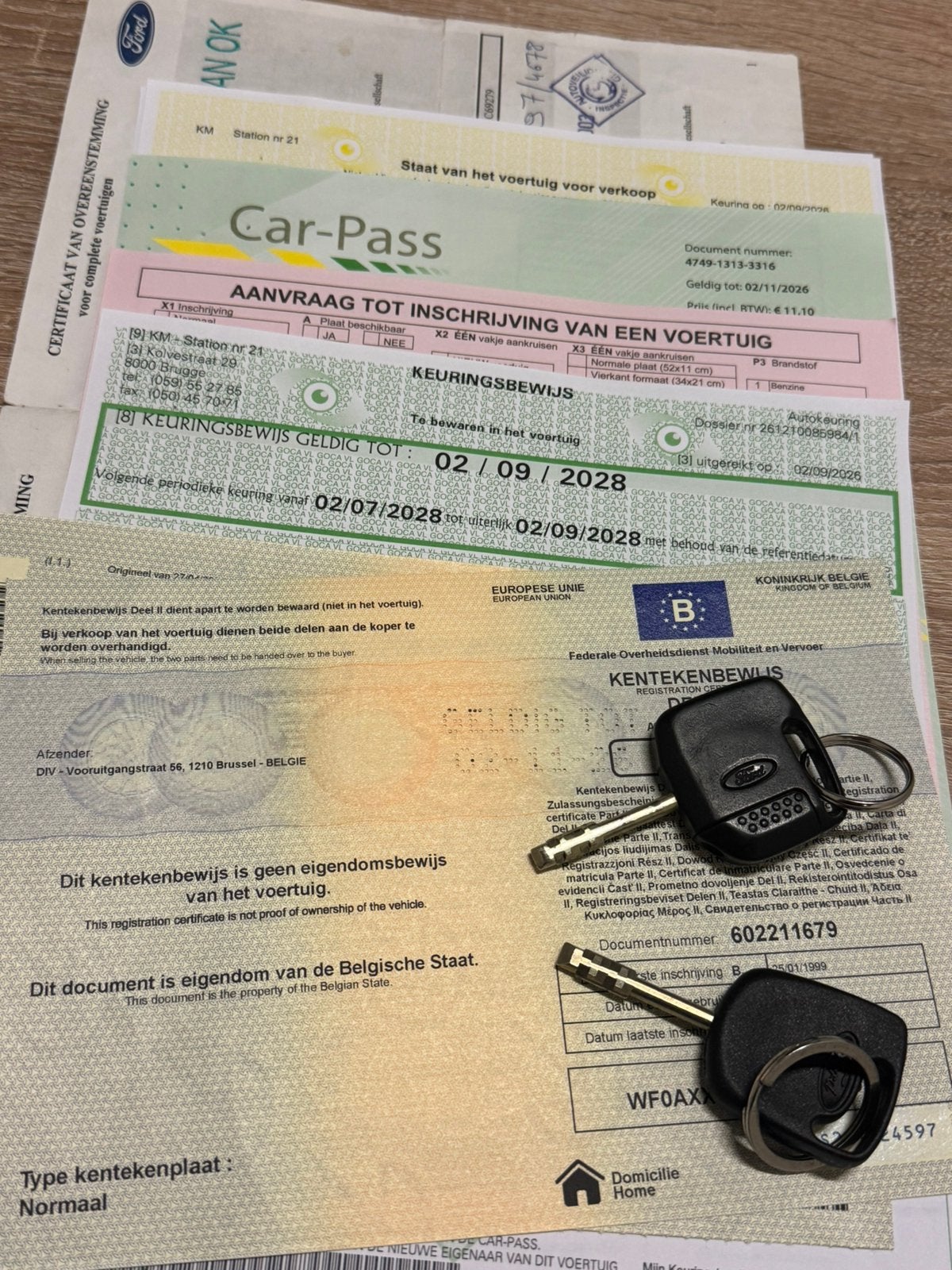 Ford Mondeo 1.8 Diesel/Airco/101.853km/Car-pass/Gekeurd, Auto's, 4 deurs, Stof, https://public.car-pass.be/verify/4749-1313-3316