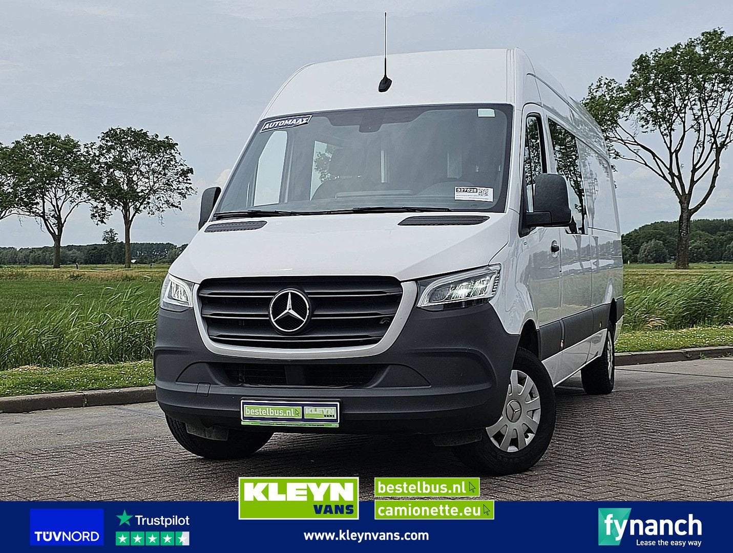 Mercedes-Benz SPRINTER 317 Dubbele Cabine L3H2!, Auto's, Bestelwagens en Lichte vracht, Bedrijf, ABS, Airconditioning, Centrale vergrendeling