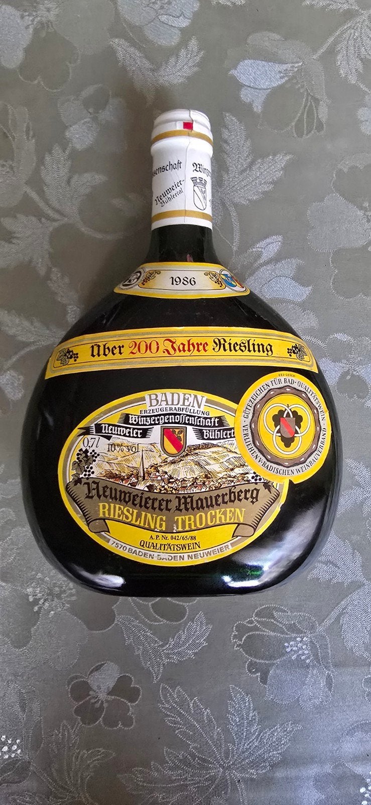 Vin blanc Riesling 1986, Collections, Enlèvement, Vin blanc