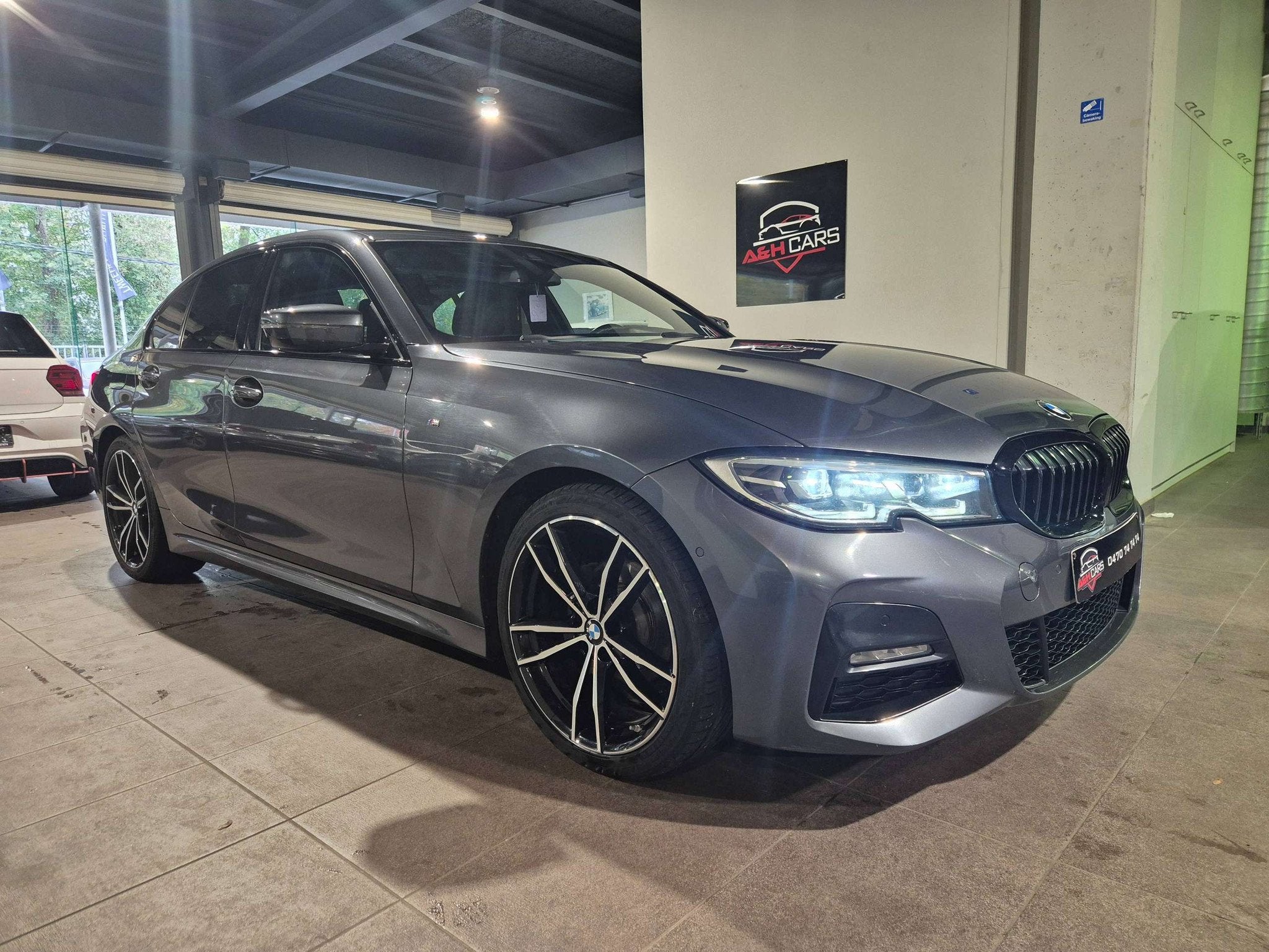 BMW 3 Serie 318 318 d AdBlue PACK M INTER EXTER, Autos, 100 kW, Argent ou Gris, Achat, Entreprise