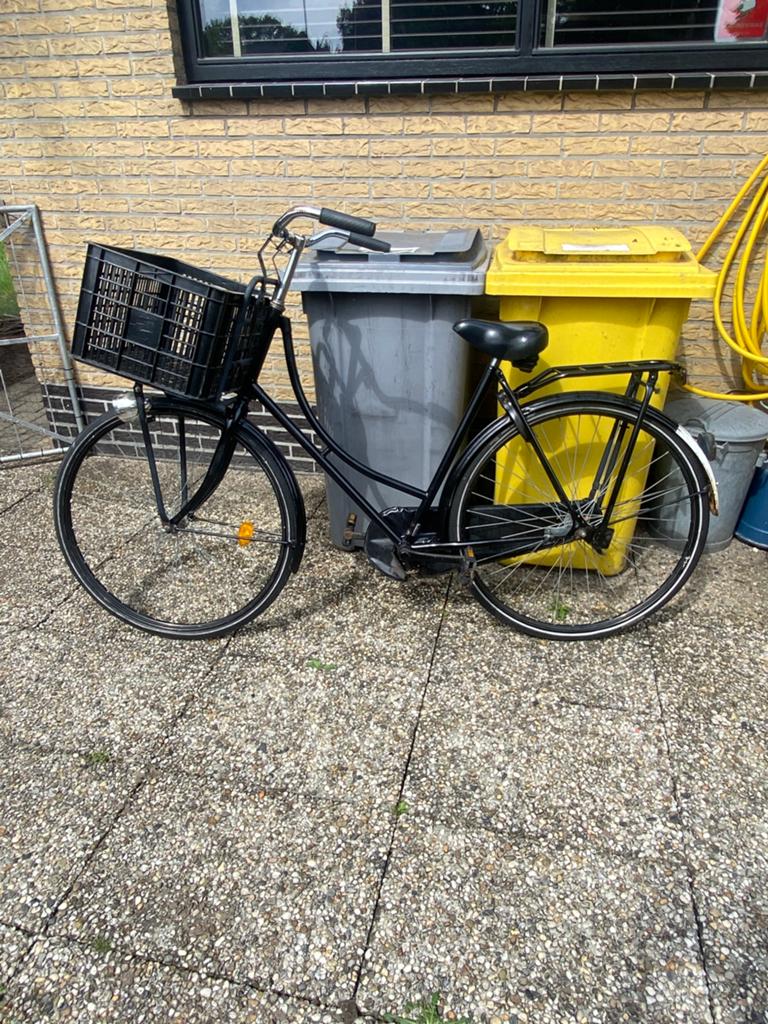 Omafiets, Fietsen en Brommers, Fietsen | Dames | Omafietsen, Ophalen, Gebruikt, Terugtraprem
