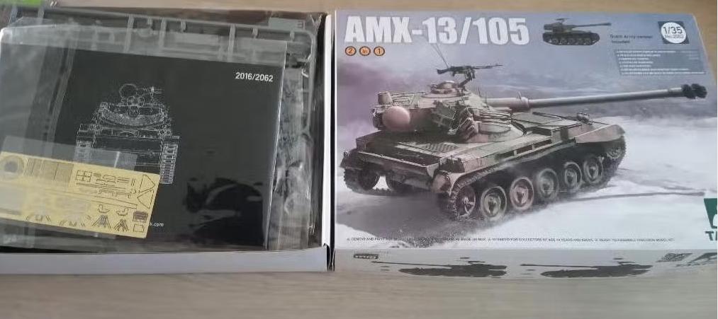 Takom AMX-13/105 2 in 1 1/35, Ophalen of Verzenden, Nieuw, Groter dan 1:32, Tank
