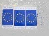 Nieuwe Europese stickers 15 x 7,5 cm, Ophalen, Nieuw, Overige typen