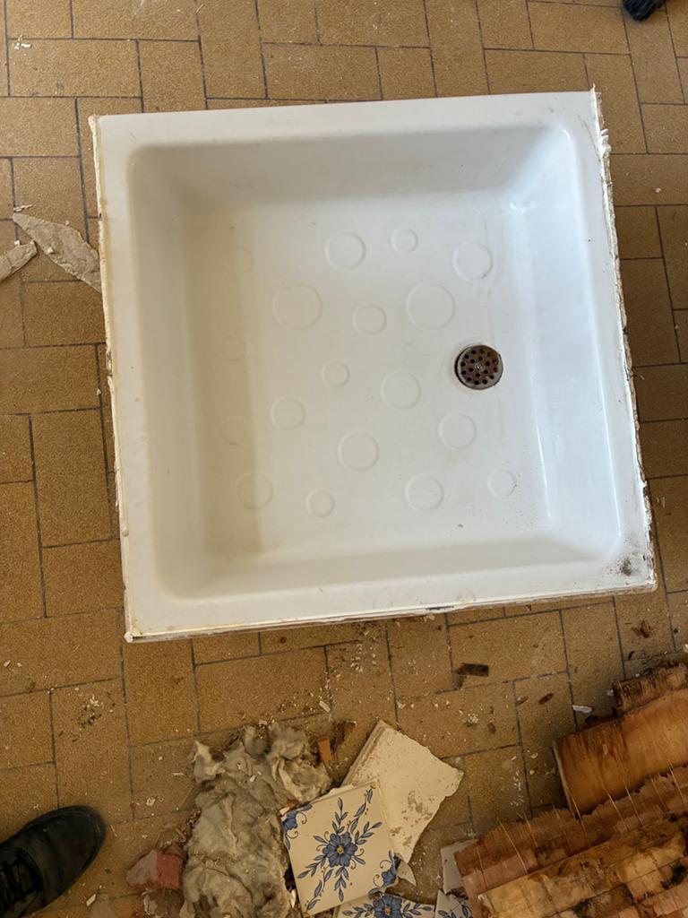 bac de douche et lave-main à donner, Bricolage & Construction, Enlèvement, Utilisé, Baignoire