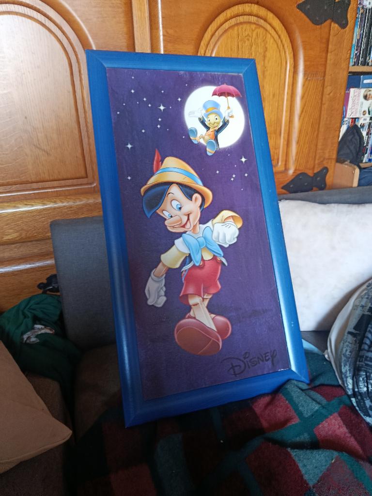 Cadre avec Pinocchio, Enlèvement, Autres personnages, Comme neuf, Autres types
