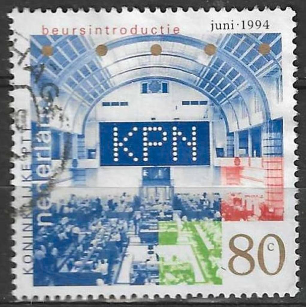 Nederland 1994 - Yvert 1481 - Beursintroductie K.P.N. (ST), Verzenden, Gestempeld
