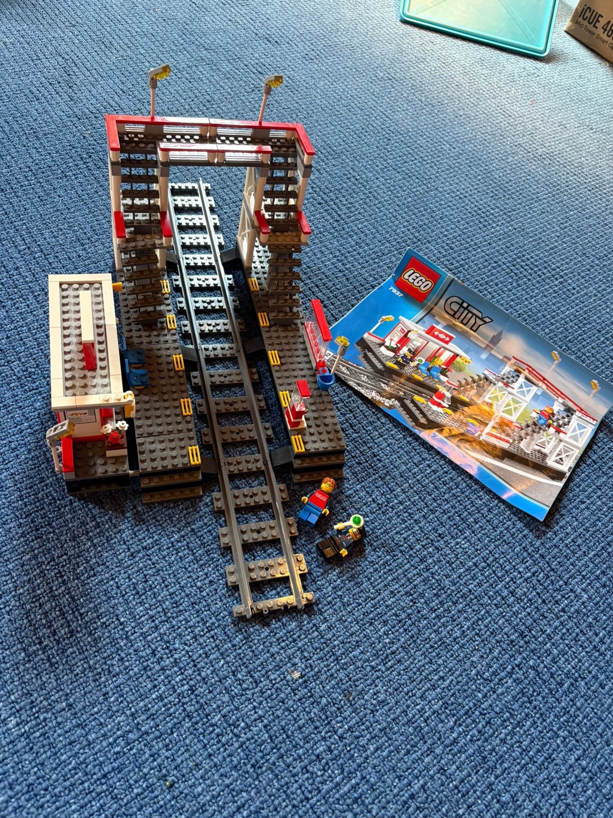 7937 lego city treinstation met taxi, Kinderen en Baby's, Speelgoed | Duplo en Lego, Ophalen, Zo goed als nieuw, Lego, City