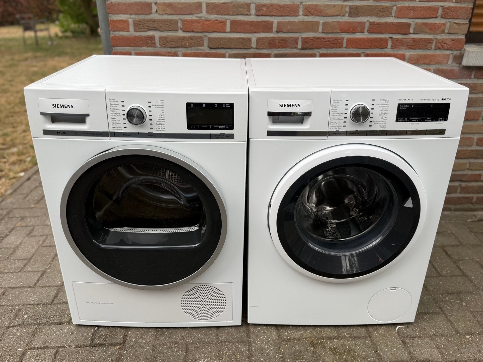 Wasmachine en droogkast Siemens werken perfect beide A+++, Elektronische apparatuur, Wasmachines, Ophalen, Zo goed als nieuw