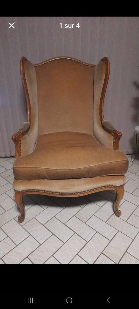 Fauteuil Bergère Louis xv, Enlèvement