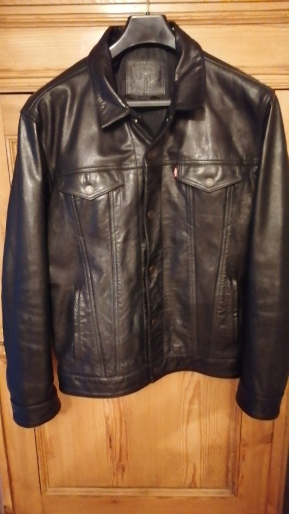 Blouson cuir noir Levis, Manteau | cuir, Enlèvement, Voir photo, Neuf, sans ticket