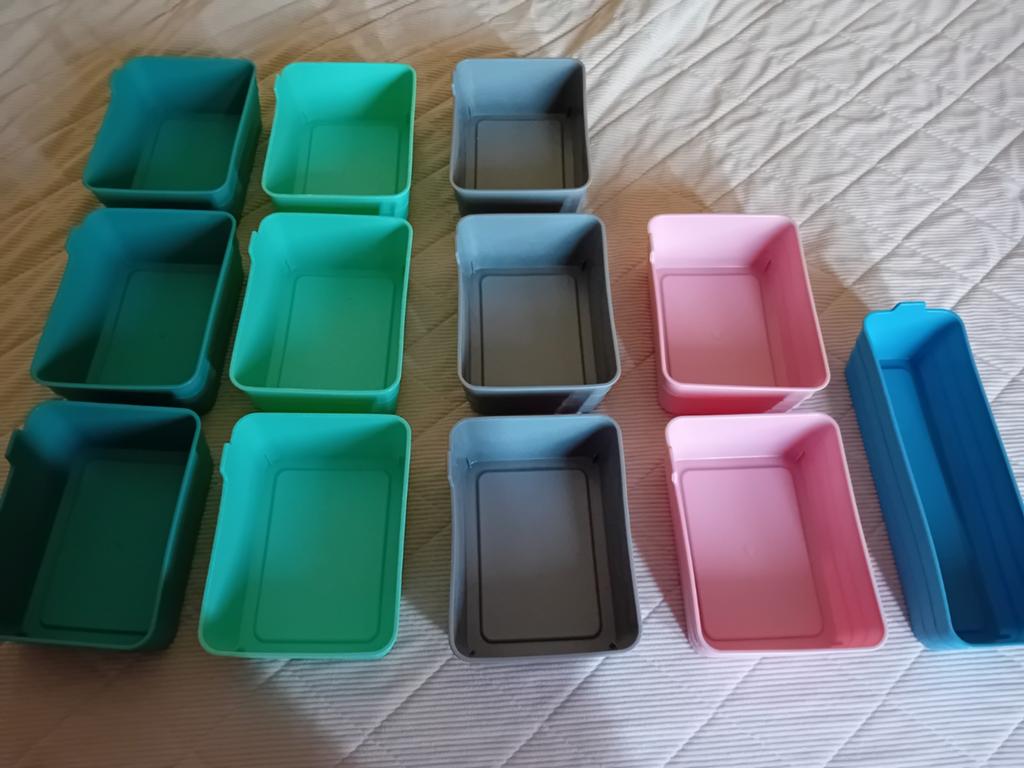 Flexibele opbergbakjes, Ophalen