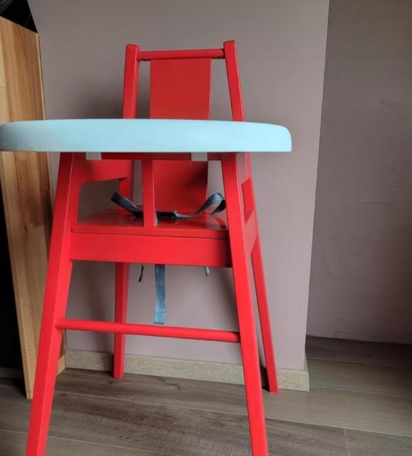 Ikea kinderstoel rood, Enlèvement, Utilisé
