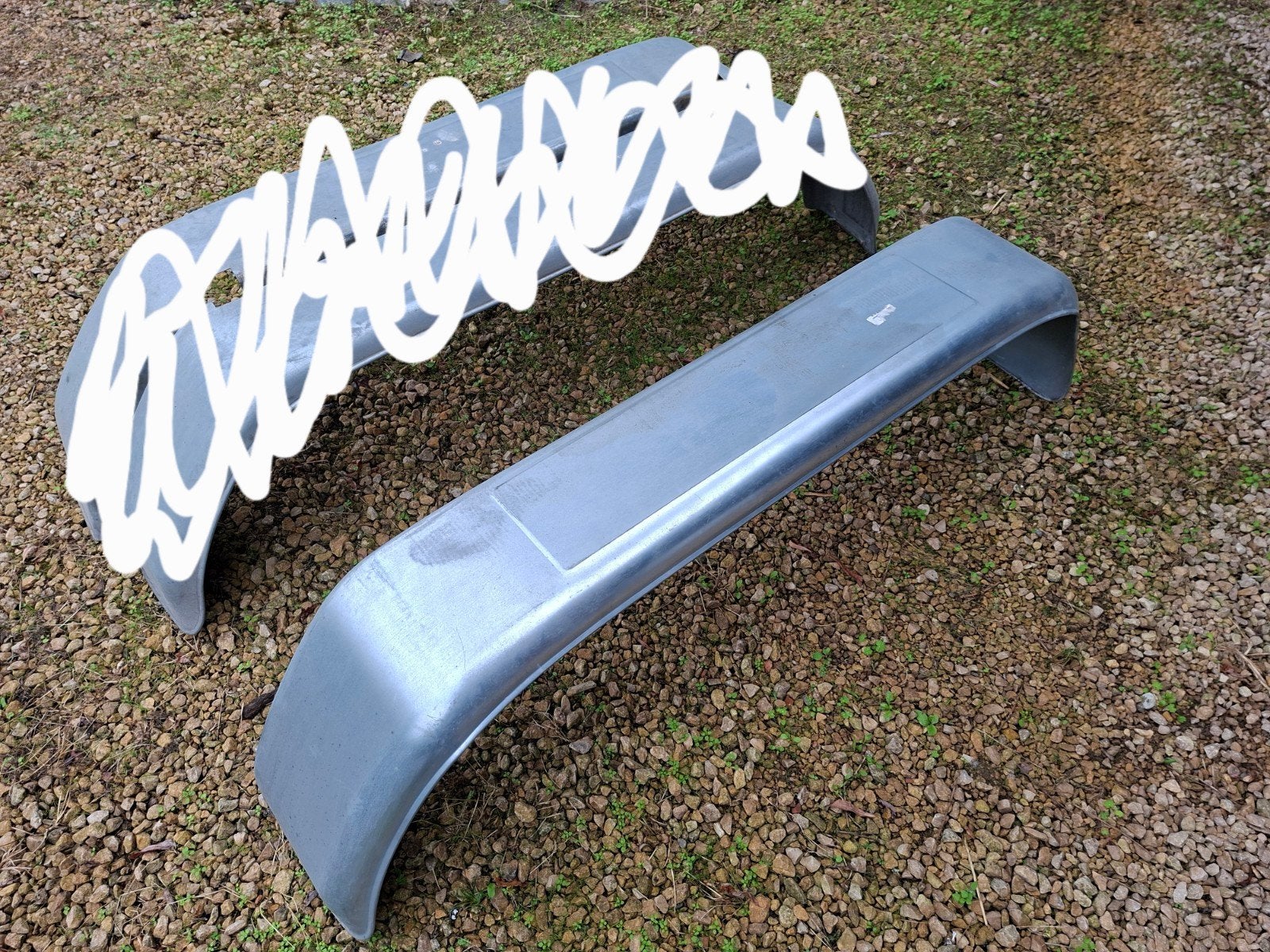 Spatbord voor dubbelasser aanhangwagen, Enlèvement, Neuf