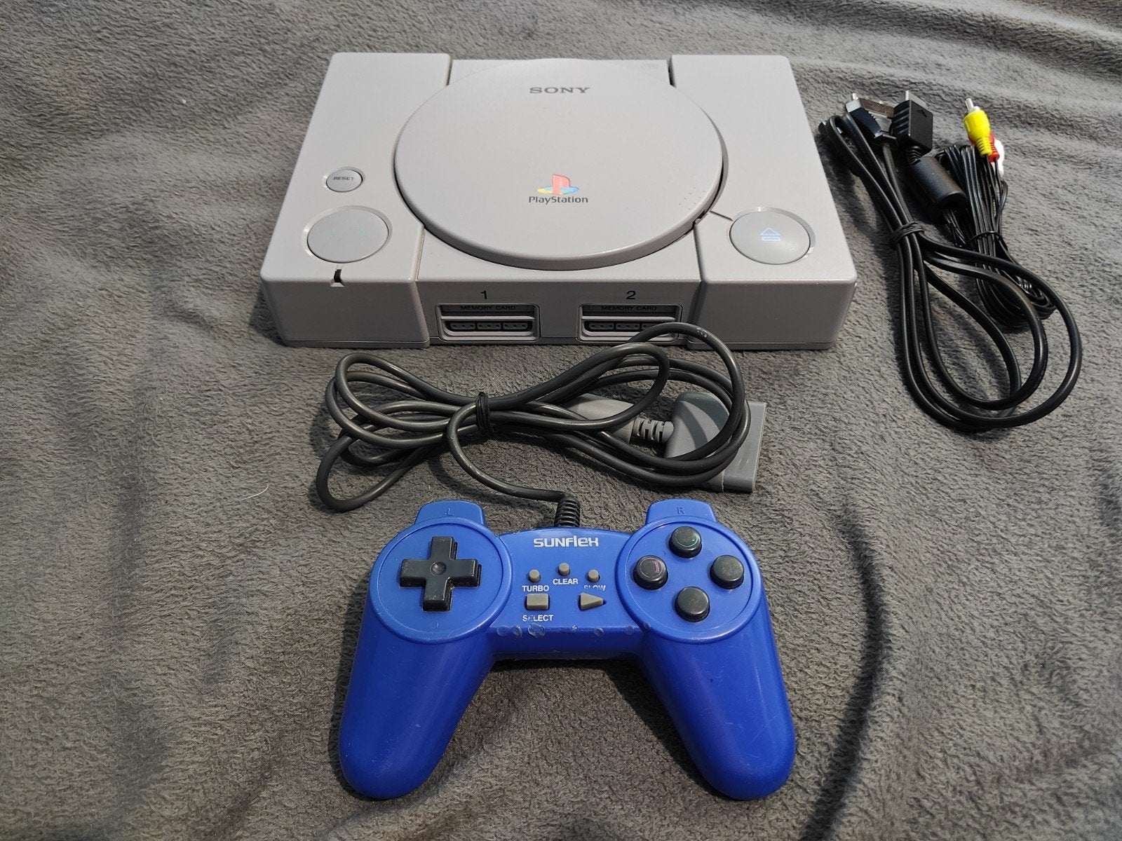 Console Sony PlayStation 1 + manette., Enlèvement ou Envoi, Utilisé, Avec 1 manette