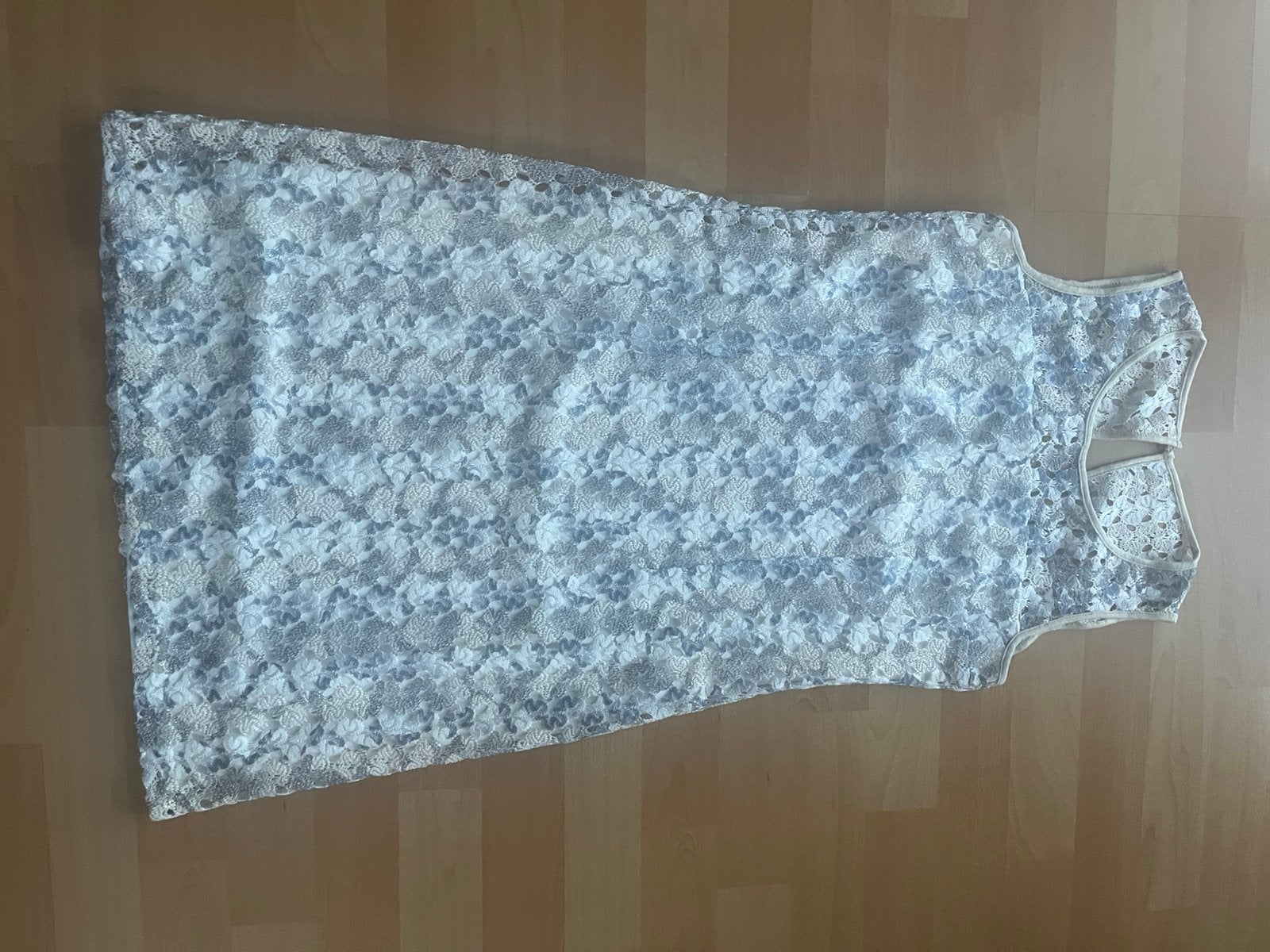 Jurkje in de kant, Kleding | Dames, Jurken, Blauw, Zo goed als nieuw, Boven de knie, Ophalen
