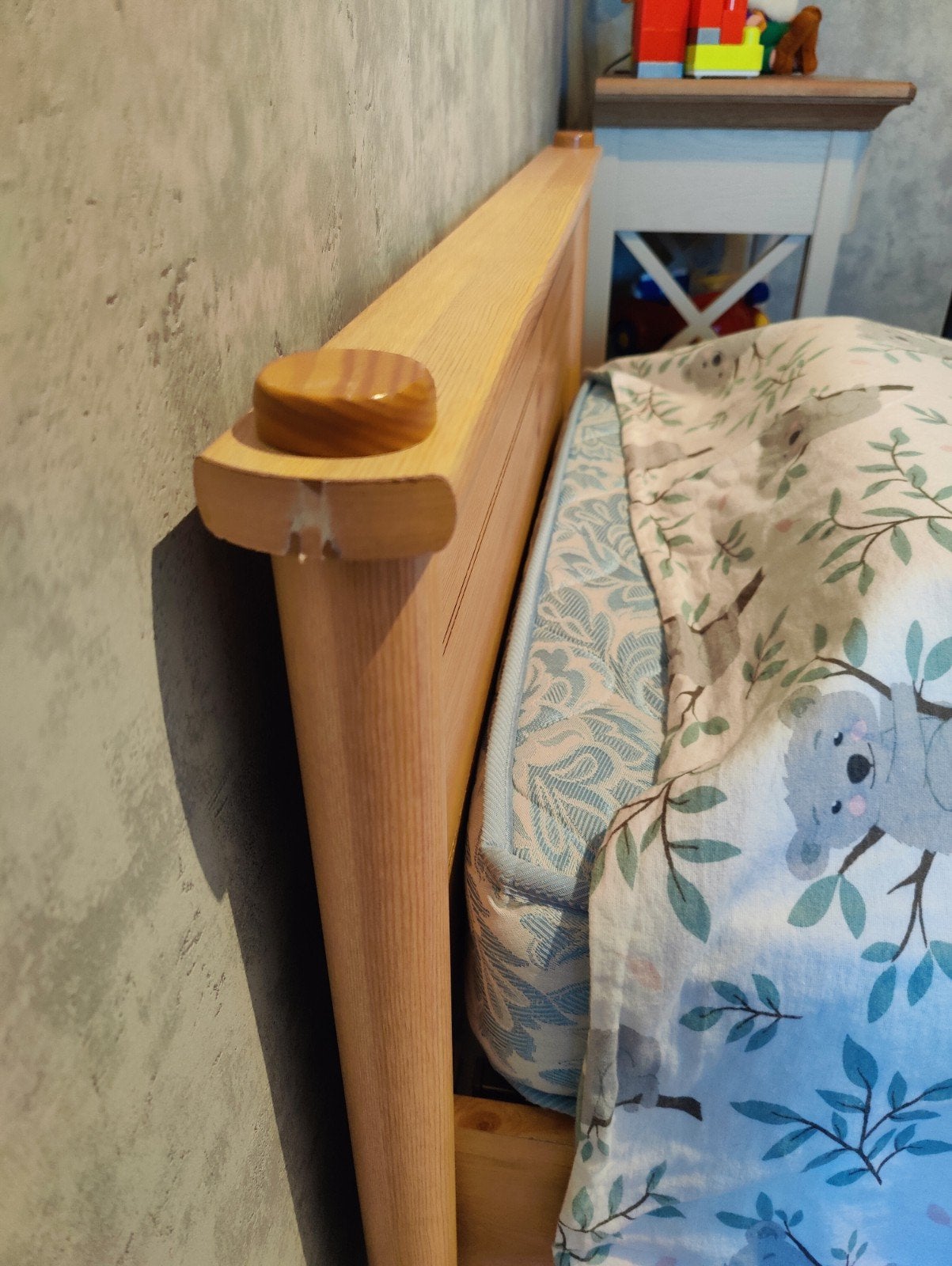 Kinderbedje compleet, Ophalen