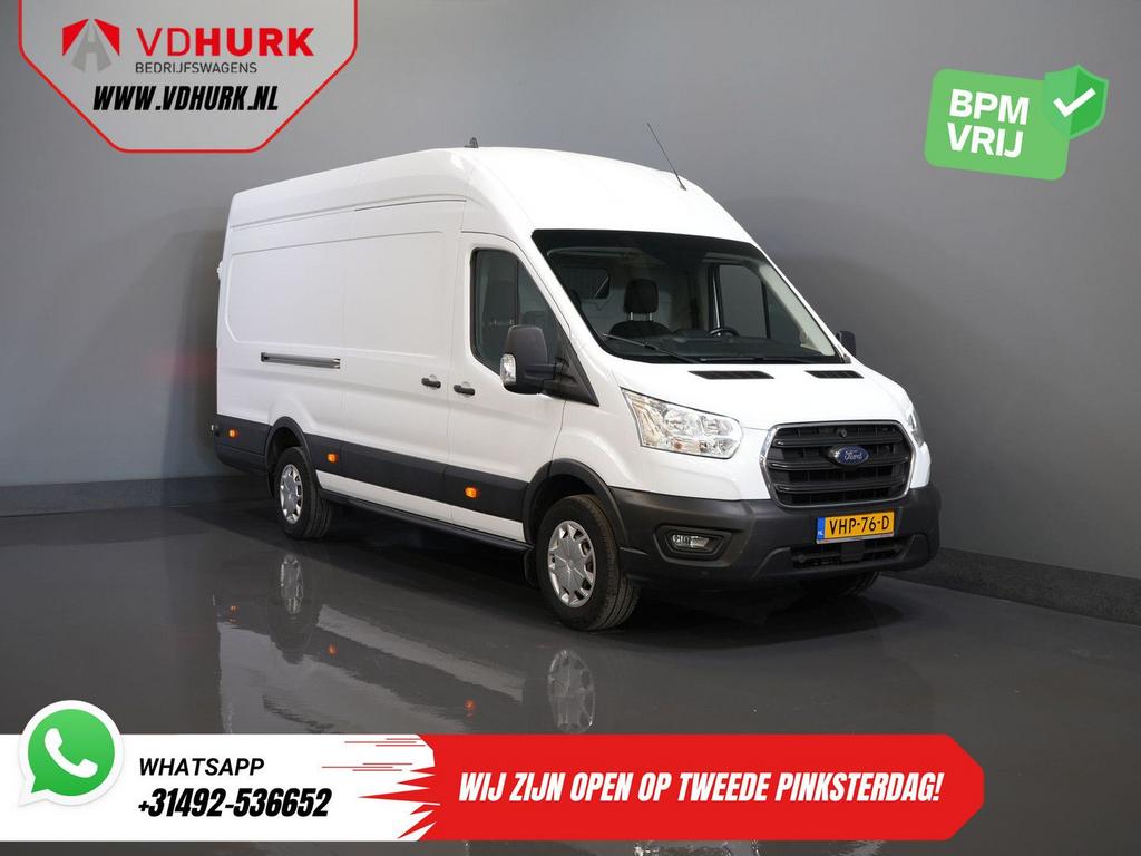 Ford Transit 2.0 TDCI 170 pk L4H3 Trend RWD Jumbo 270Gr.Deur, Wit, Bedrijf, Ford, Onderhoudsboekje