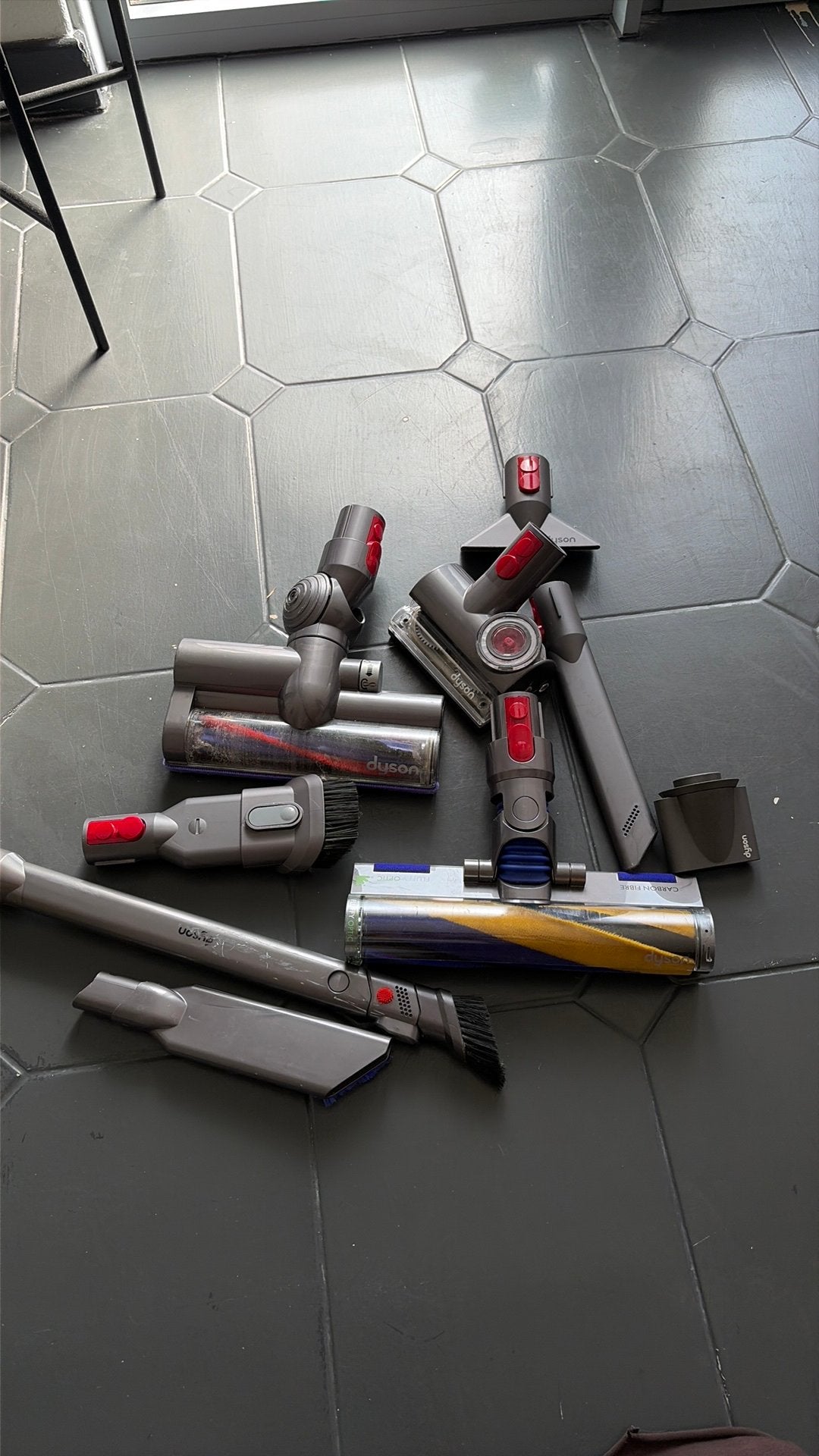 Originele Dyson accessoireset |  Fluffy Optic borstels, Ophalen, Inclusief accessoires, Zo goed als nieuw, Dyson