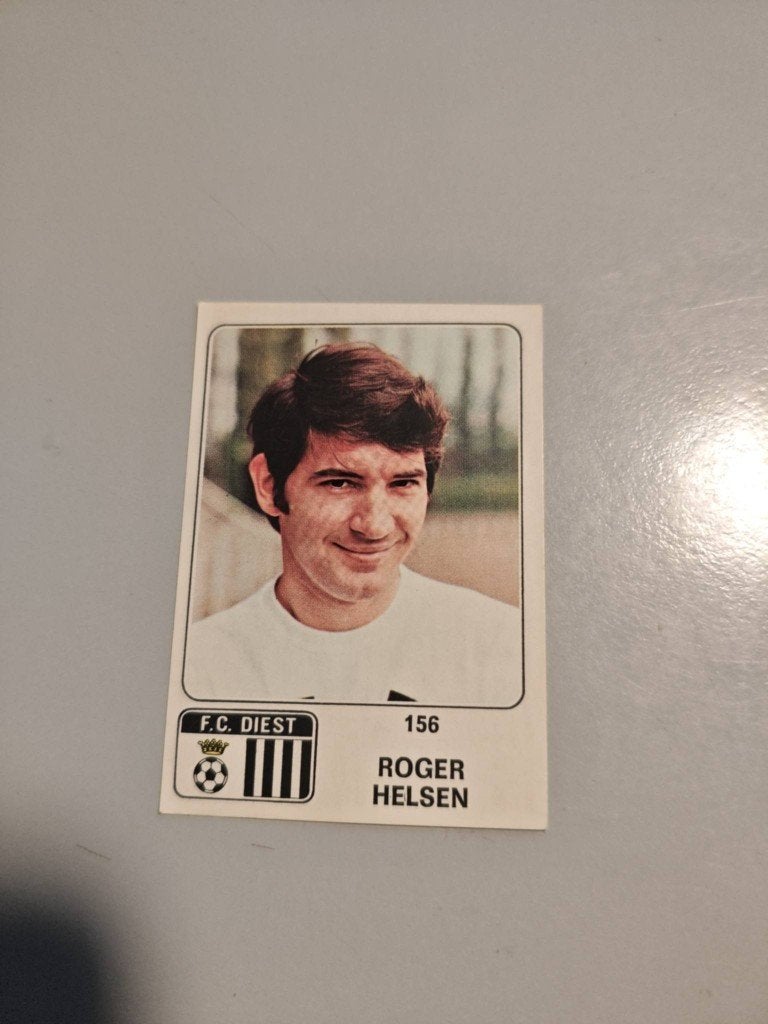 Panini Football 1973-1974 - 156 Roger Helsen (FC Diest), Enlèvement ou Envoi, Utilisé, Autocollant