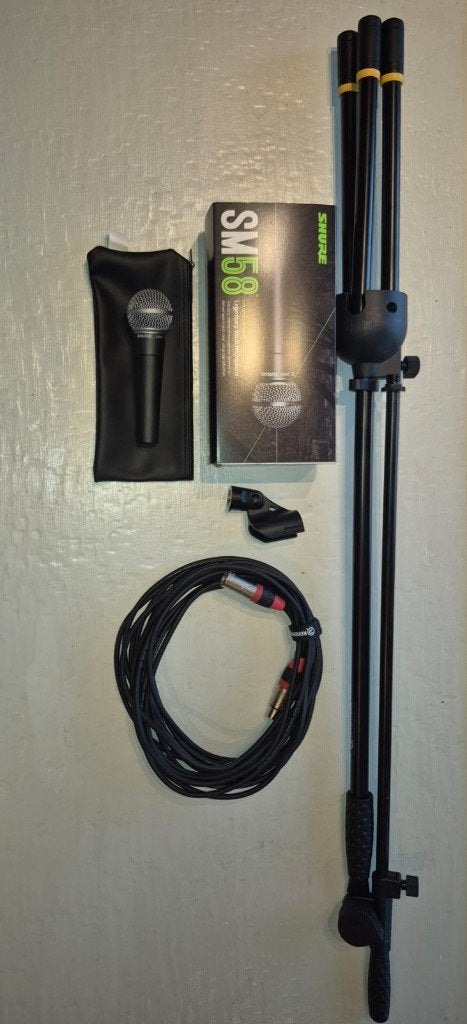 Shure SM58-Set, Muziek en Instrumenten, Ophalen of Verzenden, Zo goed als nieuw, Zangmicrofoon