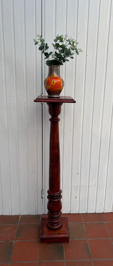 Vintage metalen kolom/voet, Huis en Inrichting, Woonaccessoires | Zuilen en Pilaren, Ophalen, Gebruikt