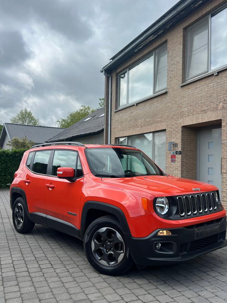 Jeep Renegade 1.6MJT 2018 | 45000KM!! | BT AC | Bel état, Autos, Achat, Euro 6, Autres couleurs, Noir