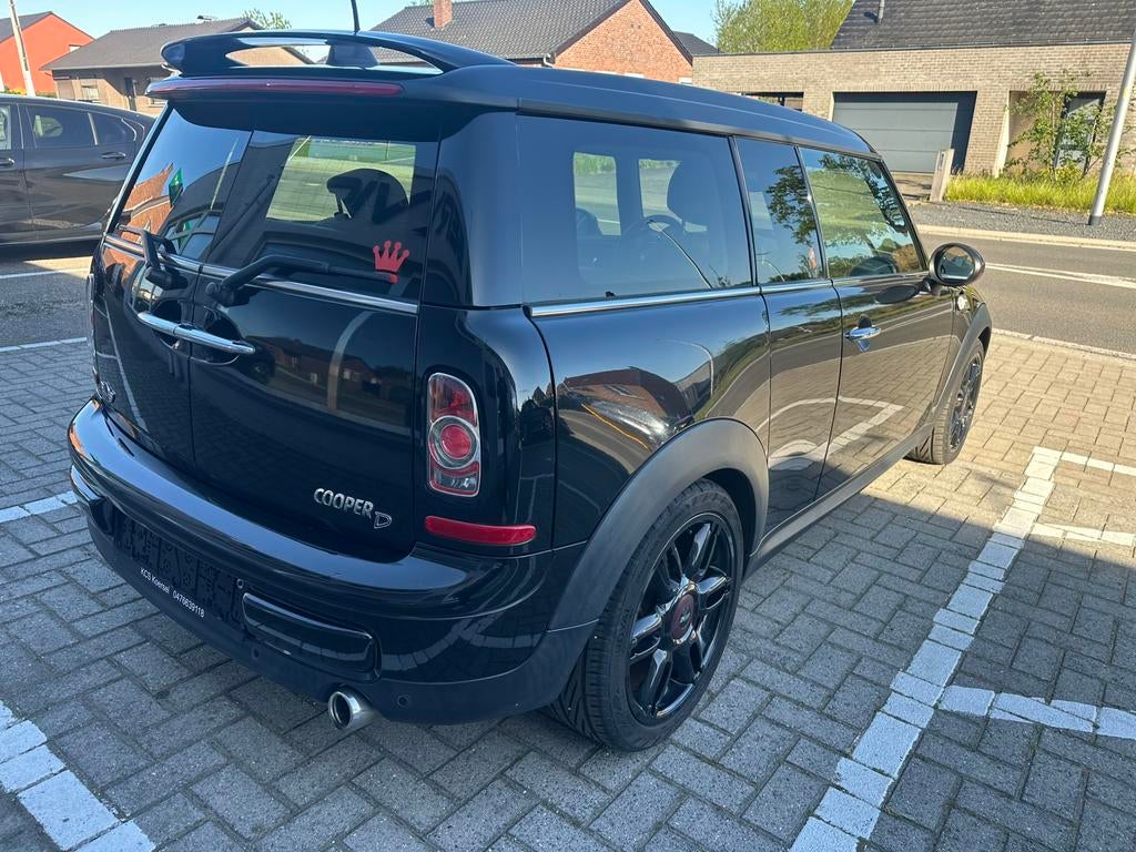 Mini Clubman d 2011 Camden edition 50j , Full opiton!, Auto's, Voorwielaandrijving, 4 cilinders, Zwart, Leder