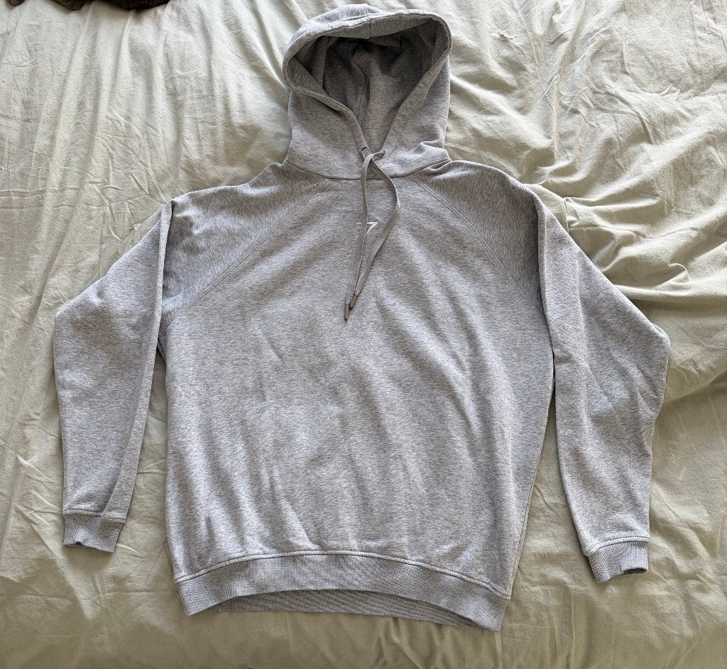 Gymshark Hoodie XXS, Gris, Enlèvement ou Envoi, Gymshark, Comme neuf