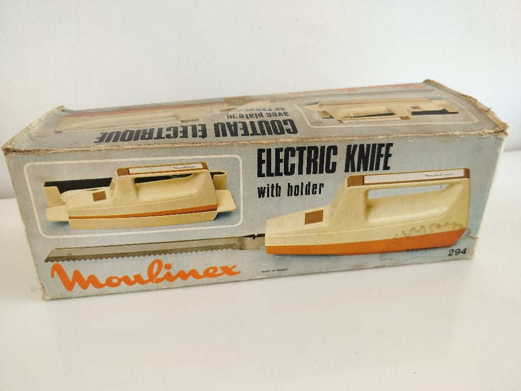 Retro elektrisch mes, Huis en Inrichting, Ophalen of Verzenden