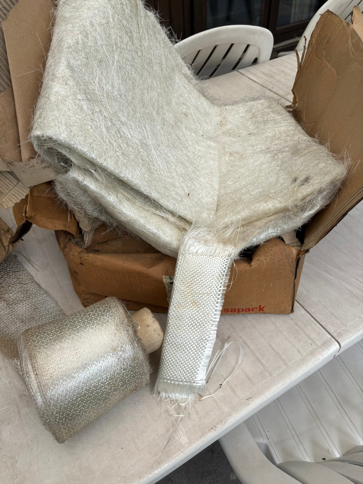 Tapis en fibre de verre pour polyester ou résine époxy, Enlèvement ou Envoi, Comme neuf