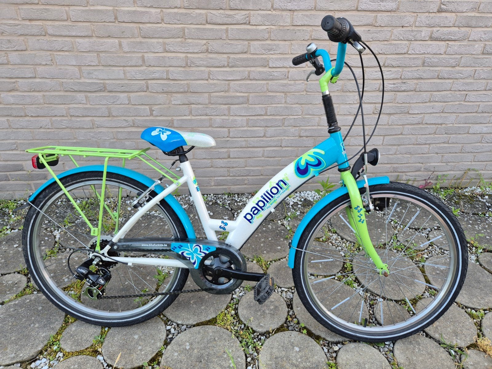 Degelijke meisjesfiets 24", Papillon, Enlèvement, Frein sur jante, 24 pouces
