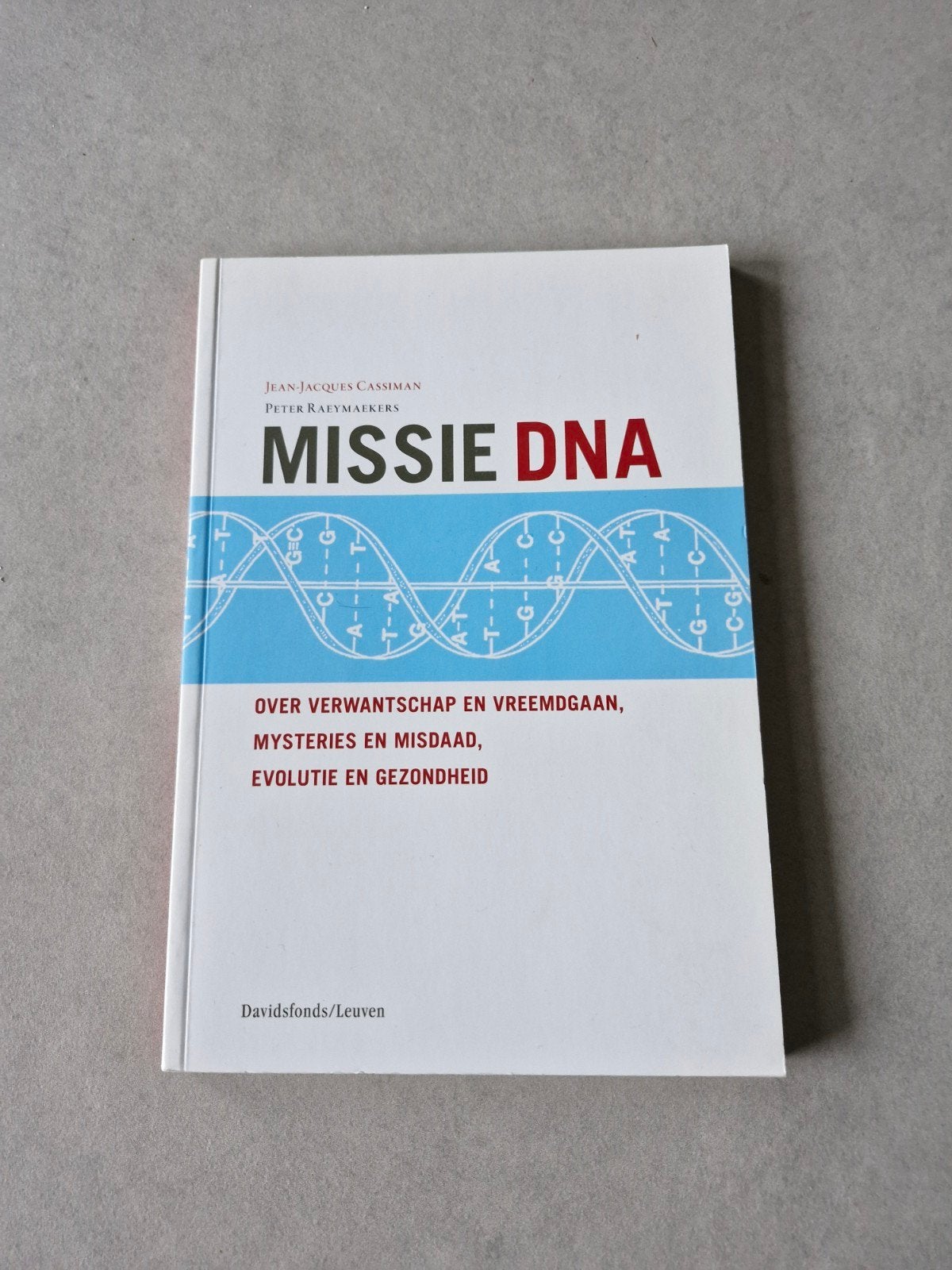 Missie DNA - Jean-Jacques Cassiman, Ophalen of Verzenden, Jean-Jacques Cassiman