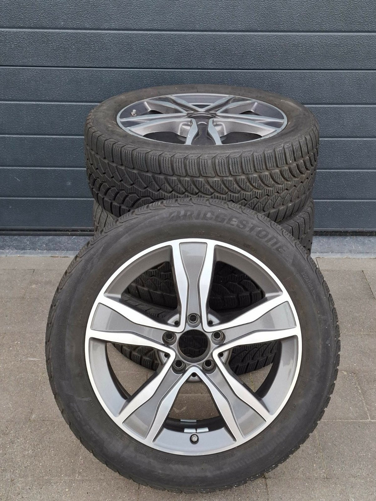 Alu velgen 17" Mercedes C-klasse (steek 5x112), Ophalen, Gebruikt, Velg(en), Personenwagen