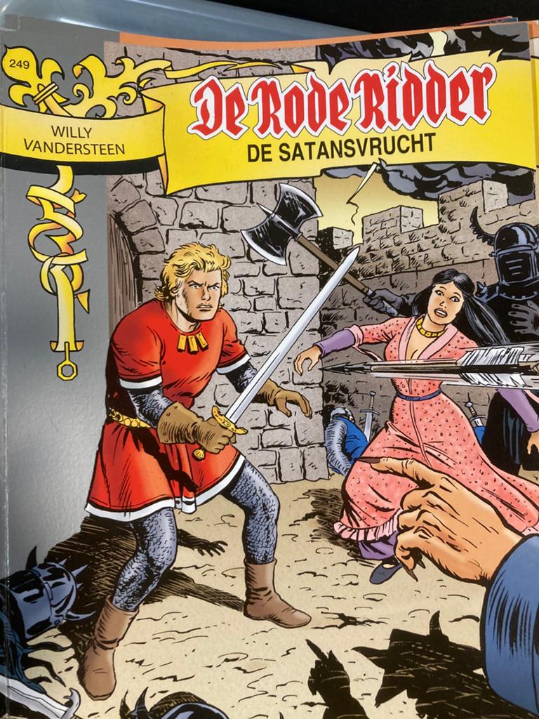 De rode ridder, Ophalen, Zo goed als nieuw