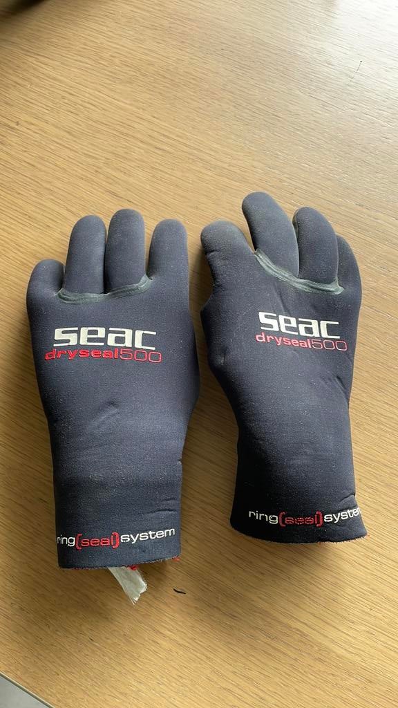 Gants Seac 5 mm, taille S, Enlèvement ou Envoi, Utilisé, Combinaison de plongée