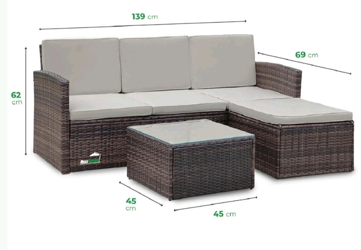 Nieuwe loungeset, Enlèvement, Neuf, Rotin, Sets de jardin