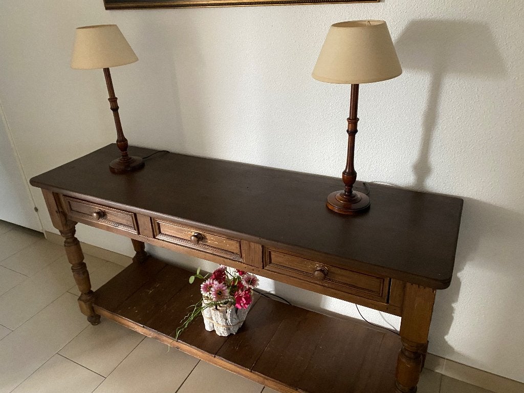 Sidetable, Huis en Inrichting, Tafels | Sidetables, Ophalen, Gebruikt, 150 tot 200 cm, 25 tot 50 cm