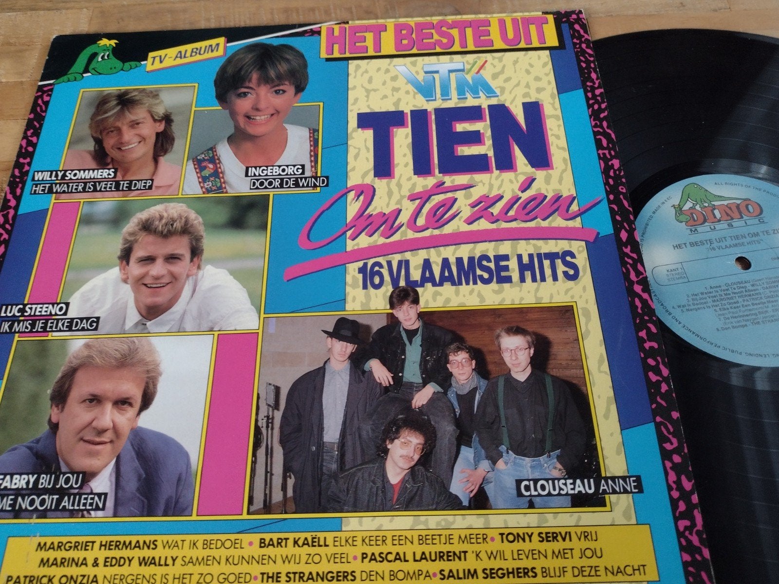 LP VTM TIEN OM TE ZIEN (CLOUSEAU-MARGRIET HERMANS)1989, Gebruikt, 1980 - 1989, Ophalen of Verzenden, Pop