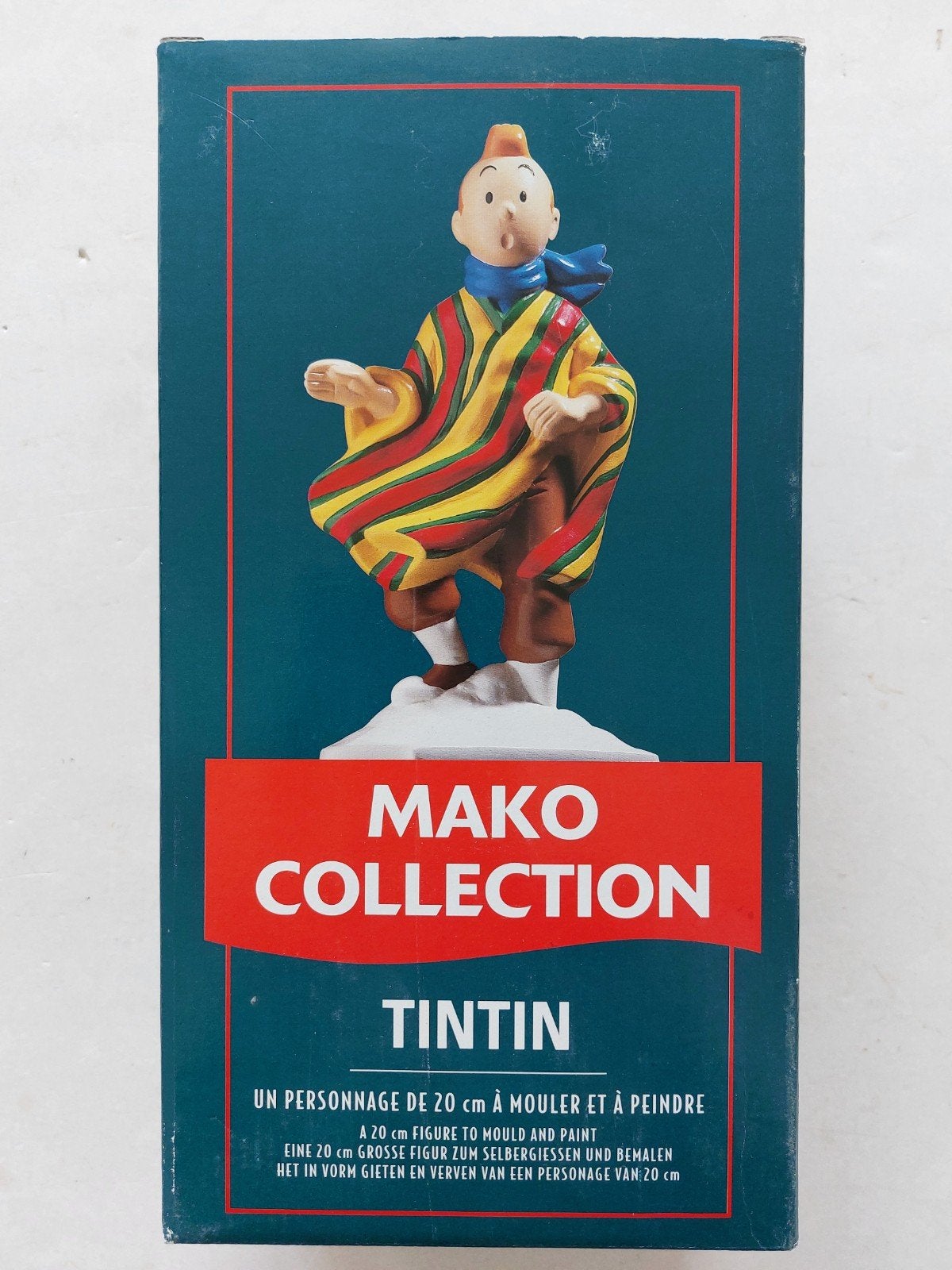 Tintin collection Mako, figurine tintin 20 cm, Collections, Enlèvement ou Envoi, Tintin