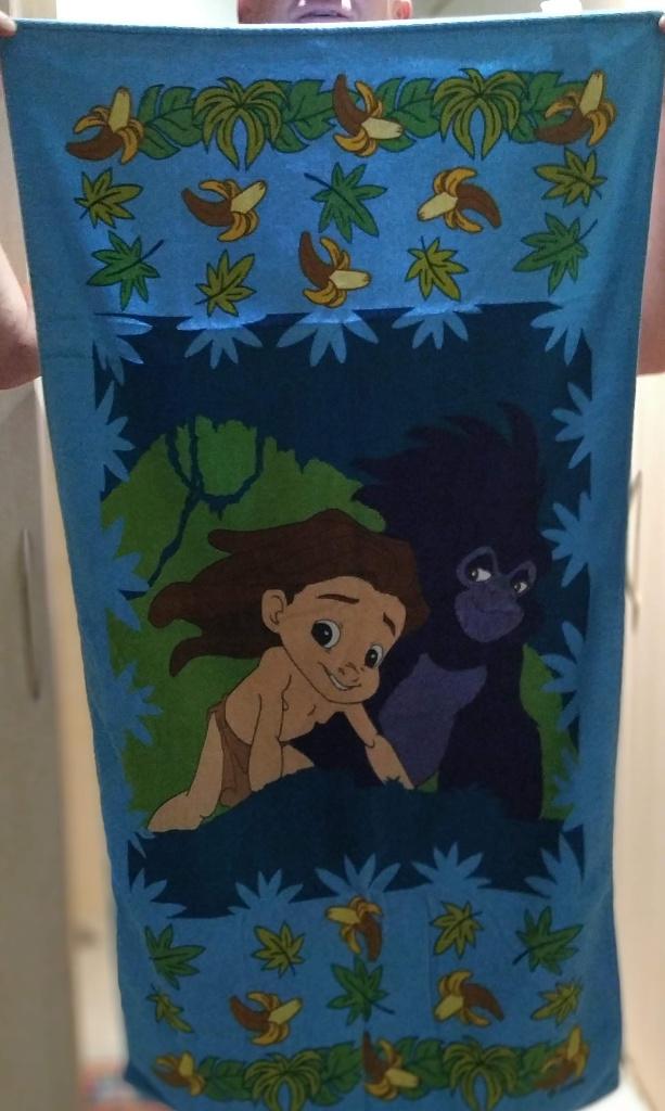 nieuwe extra grote fluwelen badhanddoek disney Tarzan, Enlèvement ou Envoi, Neuf