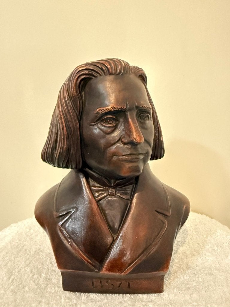 Antieke Buste van Franz Liszt - Componist, Ophalen of Verzenden, Gebruikt, Mens