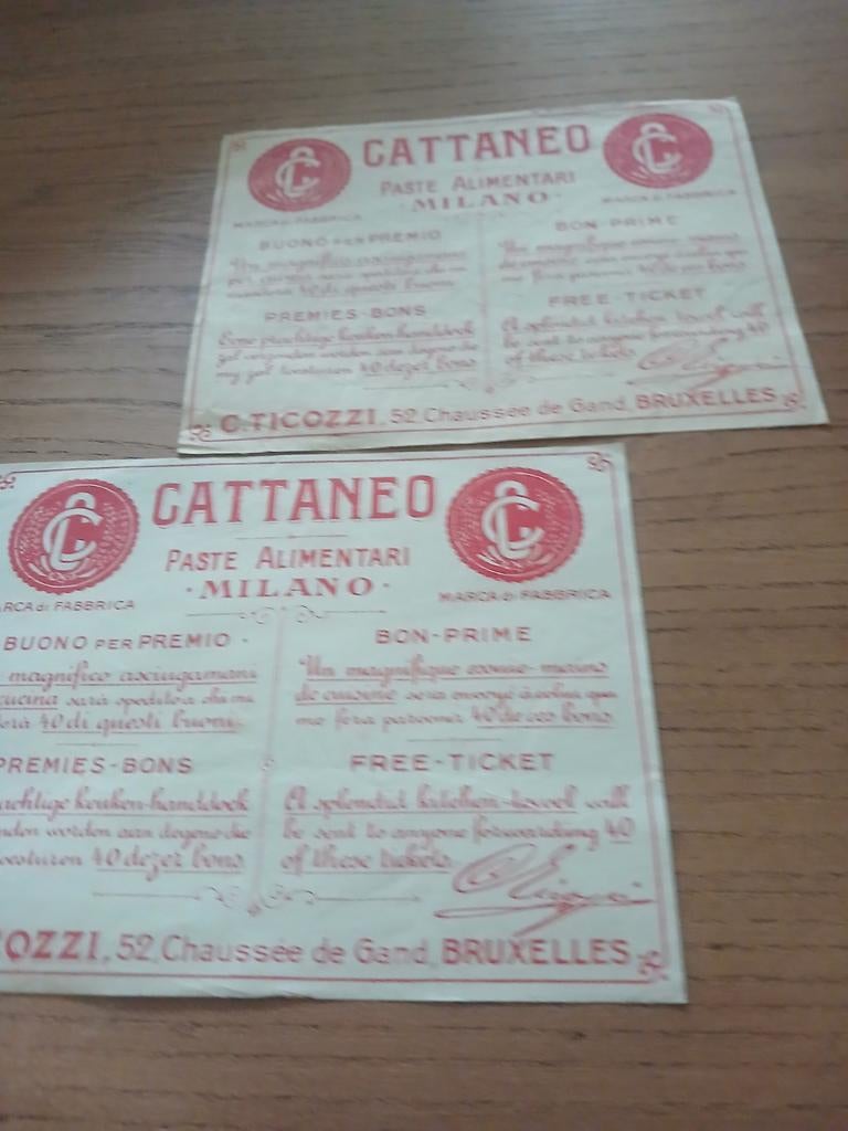 Gattaneo-pasta, Ophalen of Verzenden