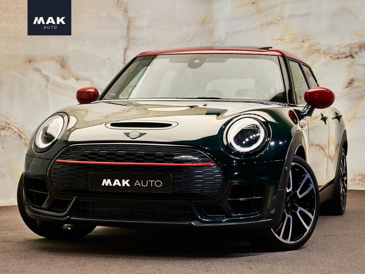 MINI John Cooper Works Clubman 2.0 JCW ALL4 , pano, JCW-stoe, 177 g/km, Achat, Entreprise, Noir