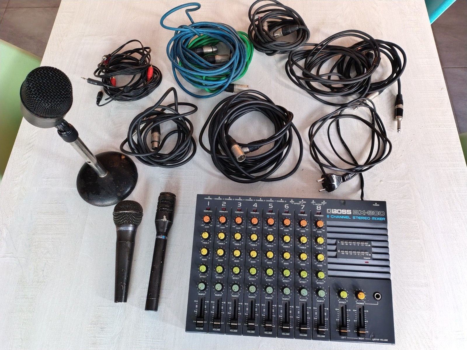 mengpaneel kabels en microfoons, Ophalen of Verzenden, Gebruikt, Audio