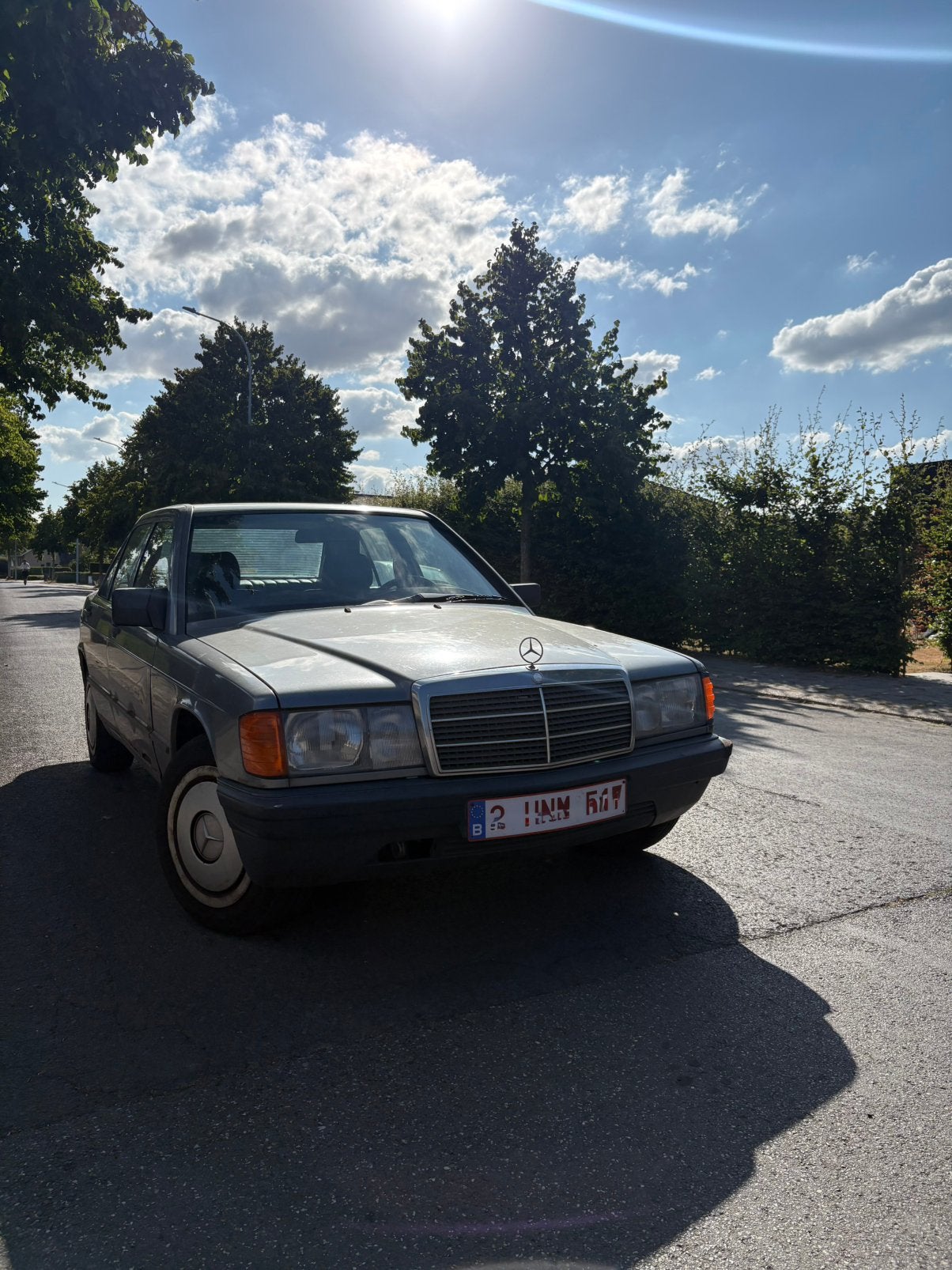 Mercedes 190d 2L, Auto's, Achterwielaandrijving, Zwart, 5 deurs, Particulier
