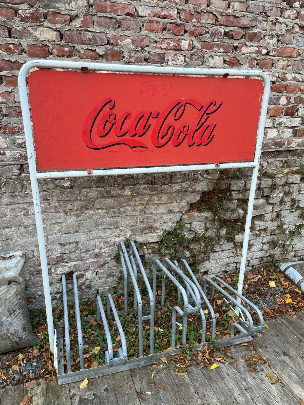 Fietsrek Coca-Cola - vintage, Fietsen en Brommers, Ophalen, Gebruikt