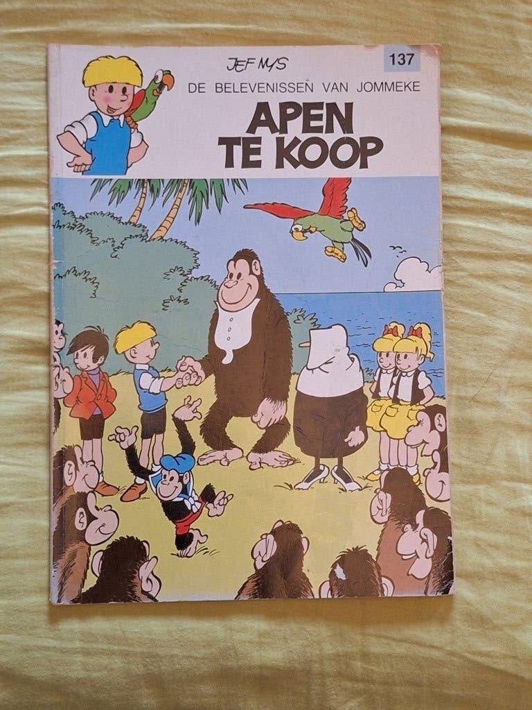 Jommeke 137: apen te koop, Eén stripboek, Ophalen of Verzenden, Gelezen