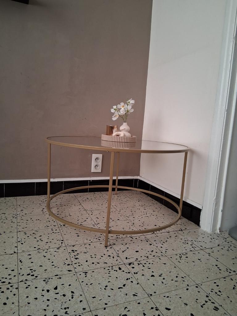Table en verre, Ophalen, Glas