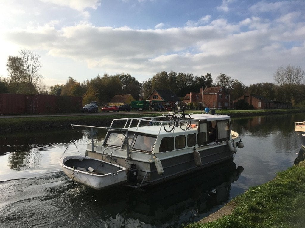 Friesche Salonboot, Watersport en Boten, Motorboten en Motorjachten, 10 m, Gebruikt, 46 pk, Diesel