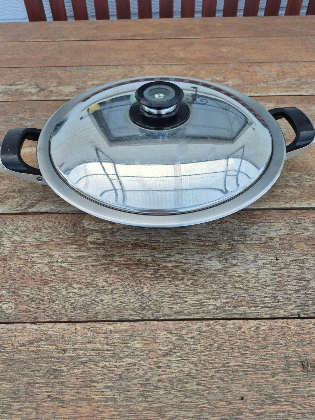 braadpan AMC, Maison & Meubles, Avec couvercle, Enlèvement, Utilisé, Cocotte